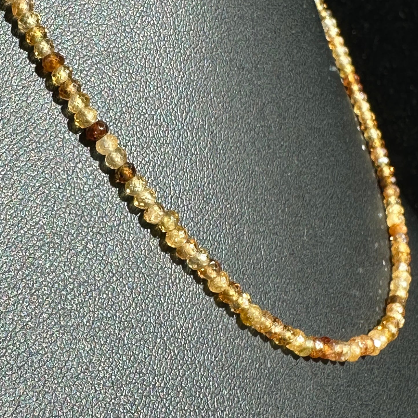 Single Choker: Golden Tourmaline