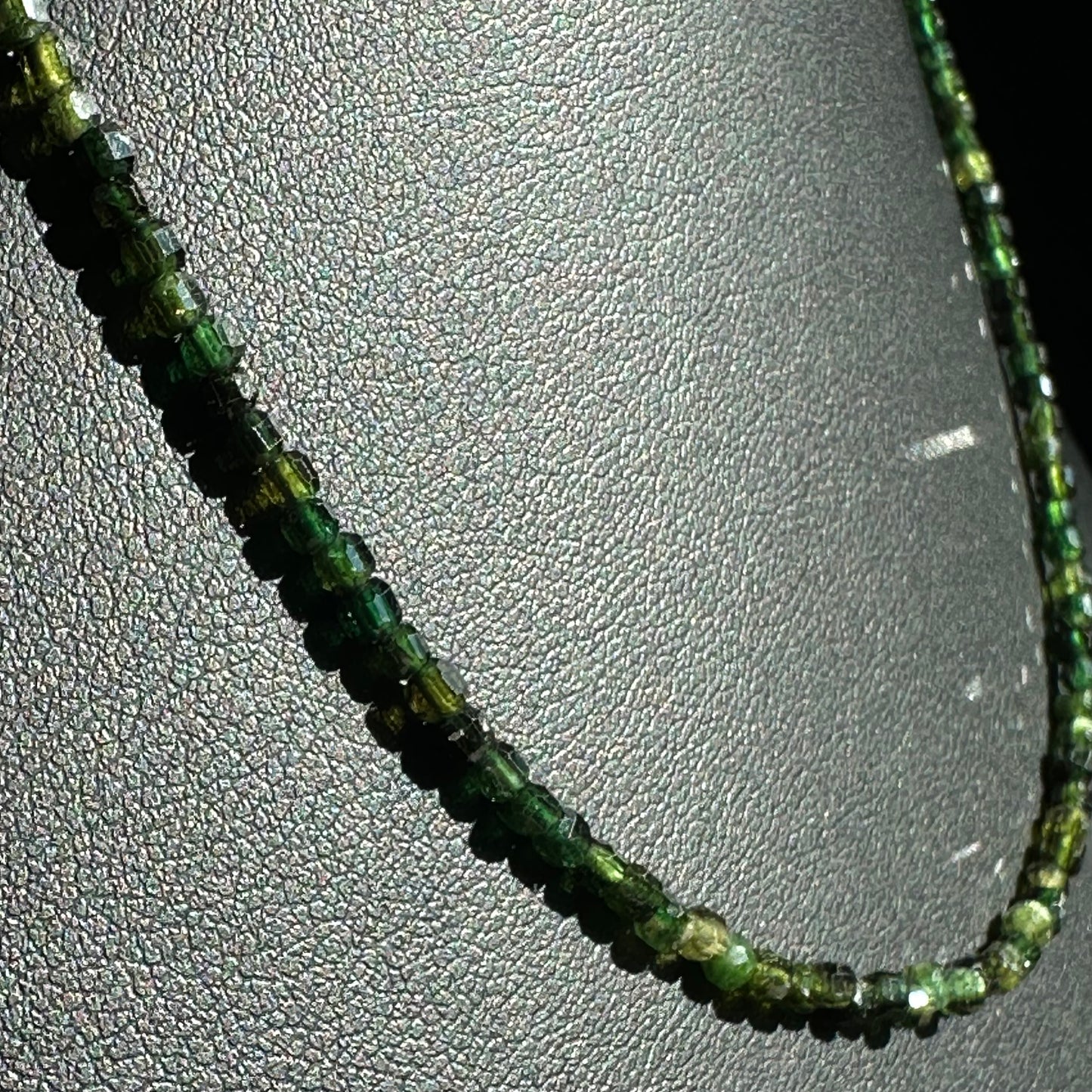 Single Choker: Chrome Tourmaline (Green Tourmaline)