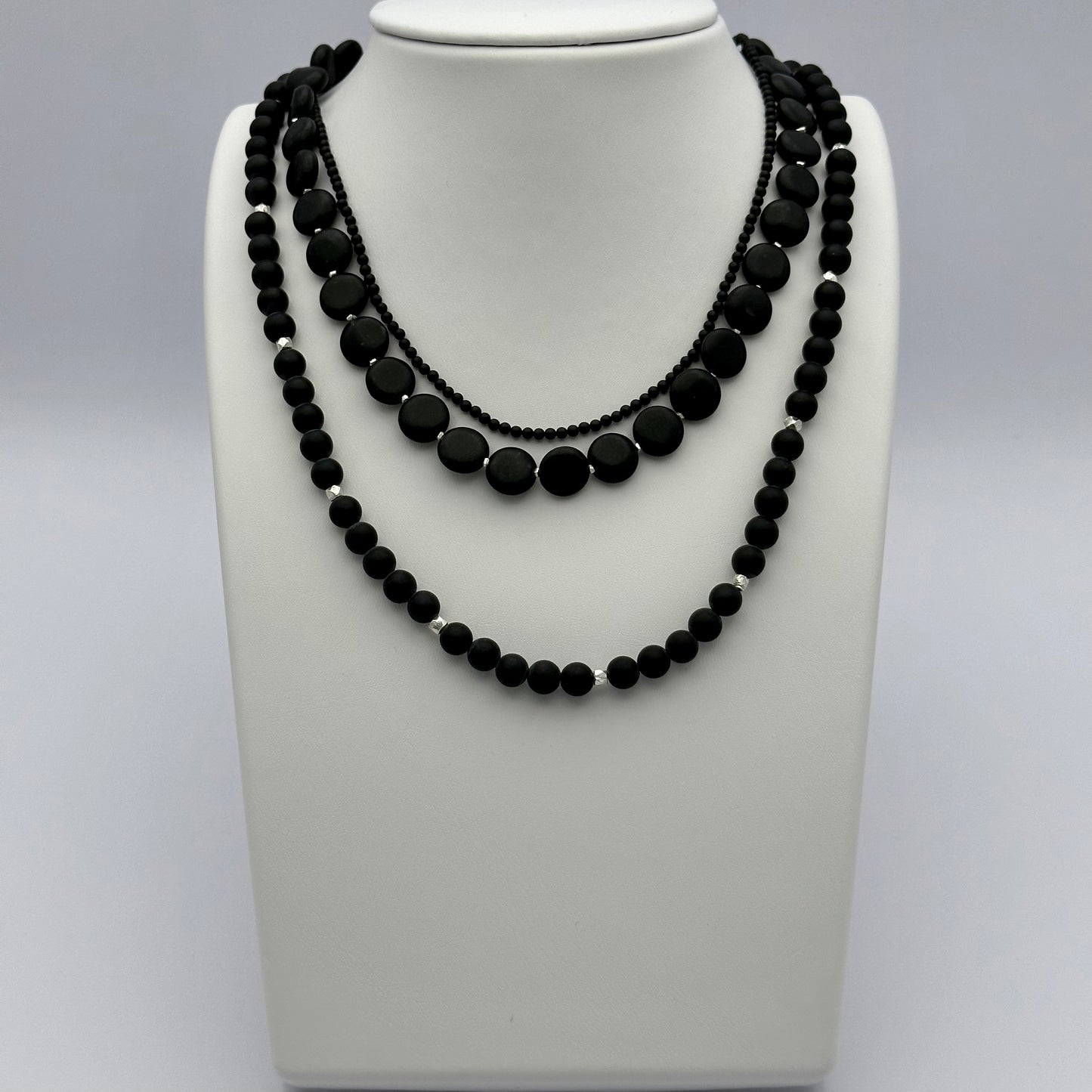 Necklace Trio: Onyx - Powerful, Grounded, Protected