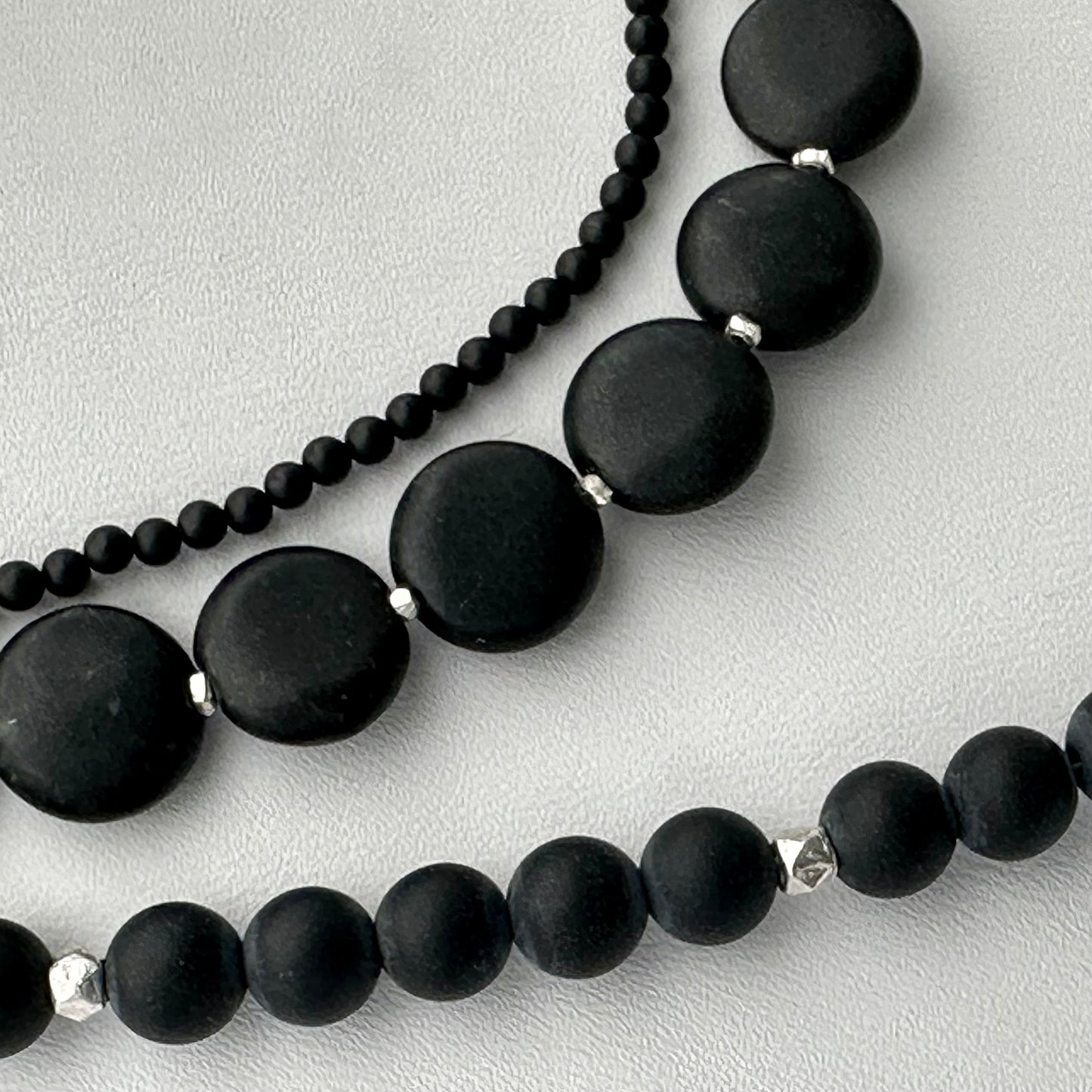 Necklace Trio: Onyx - Powerful, Grounded, Protected